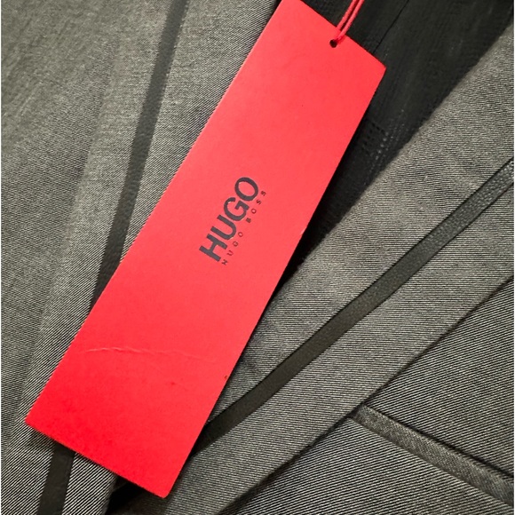 HUGO BOSS Red Label Wool Blazer w/Goat Leather Trim - Picture 2 of 7